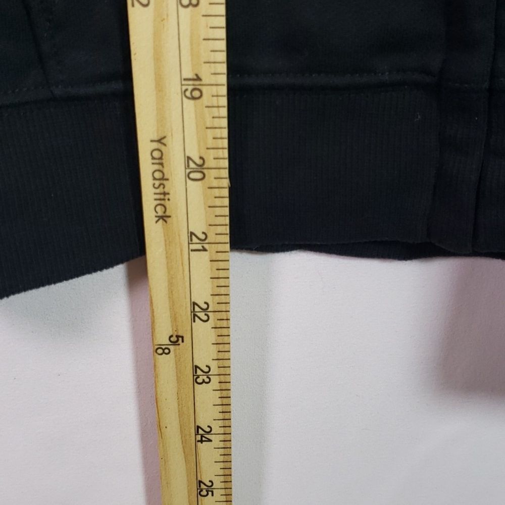 Cat & Jack Boys Black Zip Hoodie Size 6/7 Full Zip Hooded Sweatshirt (AE) - Picture 5 of 6